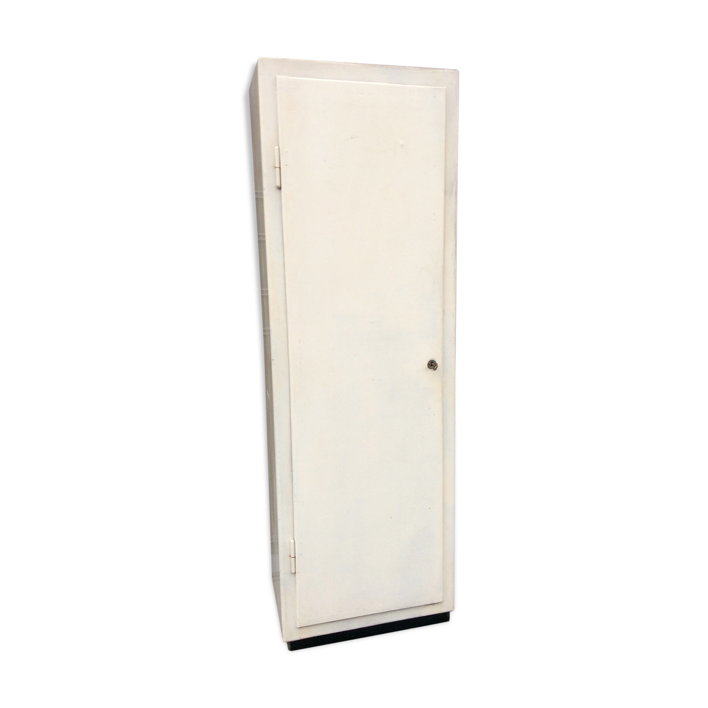 Parisian wardrobe, old rustic vintage mid century broom closet 1950