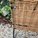 Raoul Guys vintage wicker magazine holder