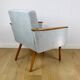 Vintage Art Deco Loft armchair - blue sky