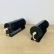 Pair of vintage black Ikea V413 roller wall lights