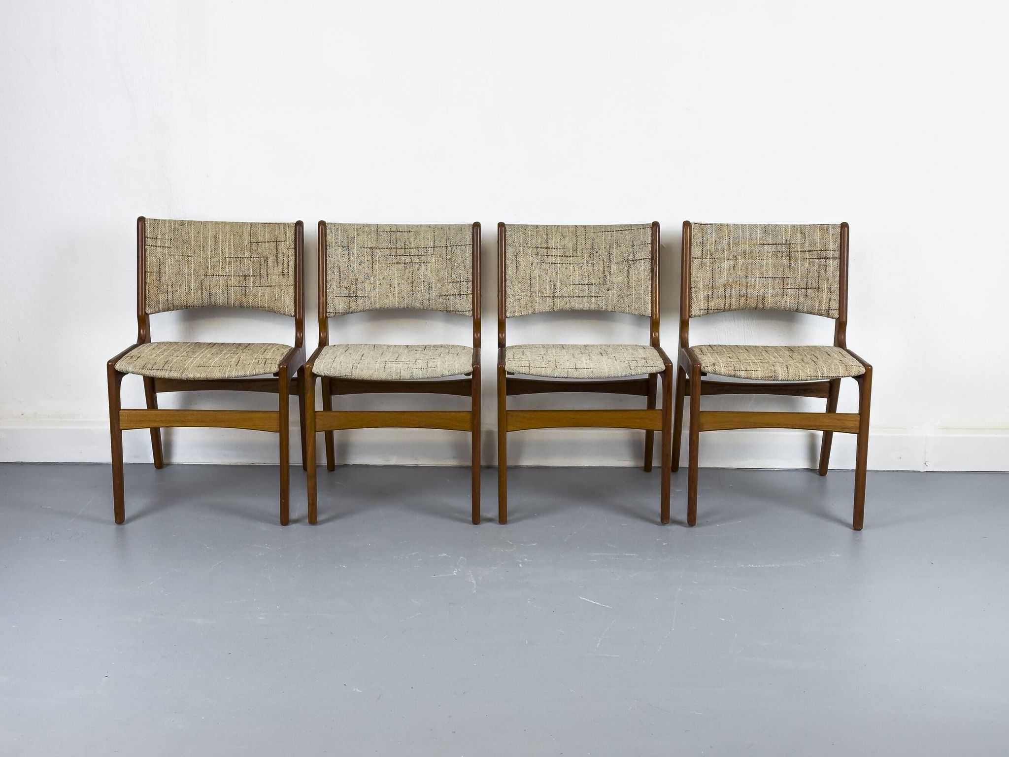TEAK DINING CHAIRS BY ERIK BUCH FOR ANDERSTRUP MØBELFABRIK, 1960S, SET OF 4