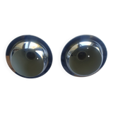 Paire de spots à encastrer eyeball vintage