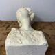 Plaster bust of a young girl