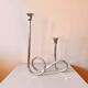 70s double candle holder