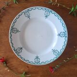 Ancienne Assiette en Faïence Moulin des Loups et Hamage