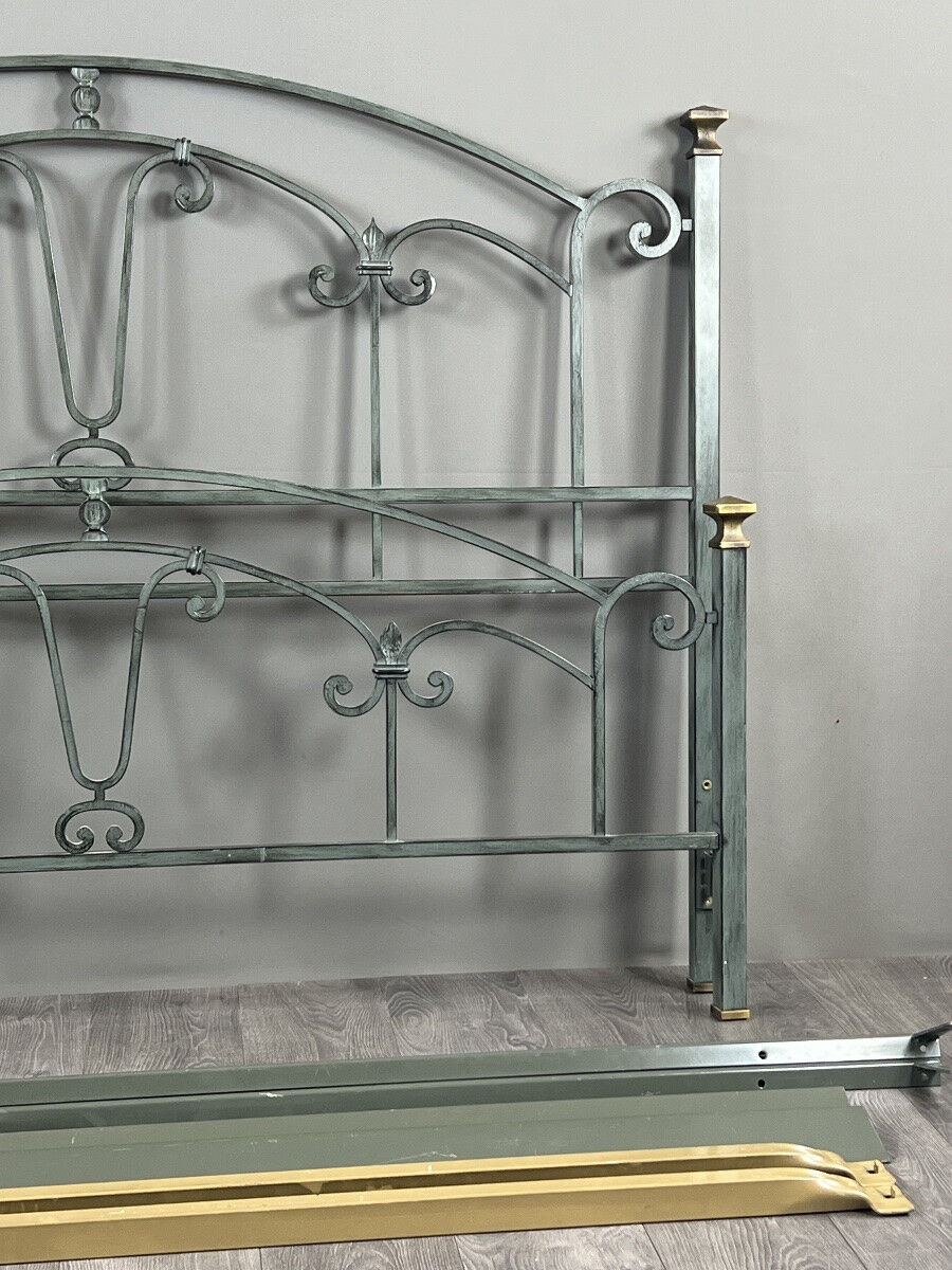 Lacquered metal bed, 20th century