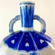 Chinese gourd vase in white and blue porcelain