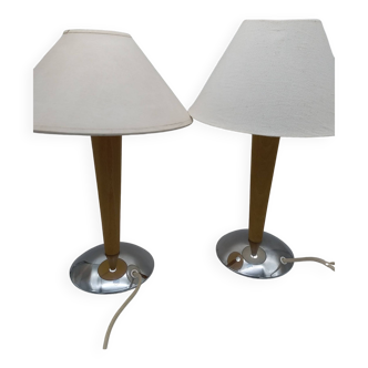 2 Scandinavian lamps.