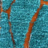 Traditional handmade Berber rug blue size 1.5/2.5 m