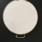 Vintage round tray with 1970s handles