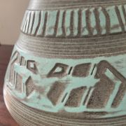 Vase vintage en céramique émaillée