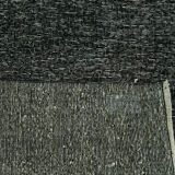 Handmade oriental contemporary 1980s 285 cm x 380 cm black wool carpet