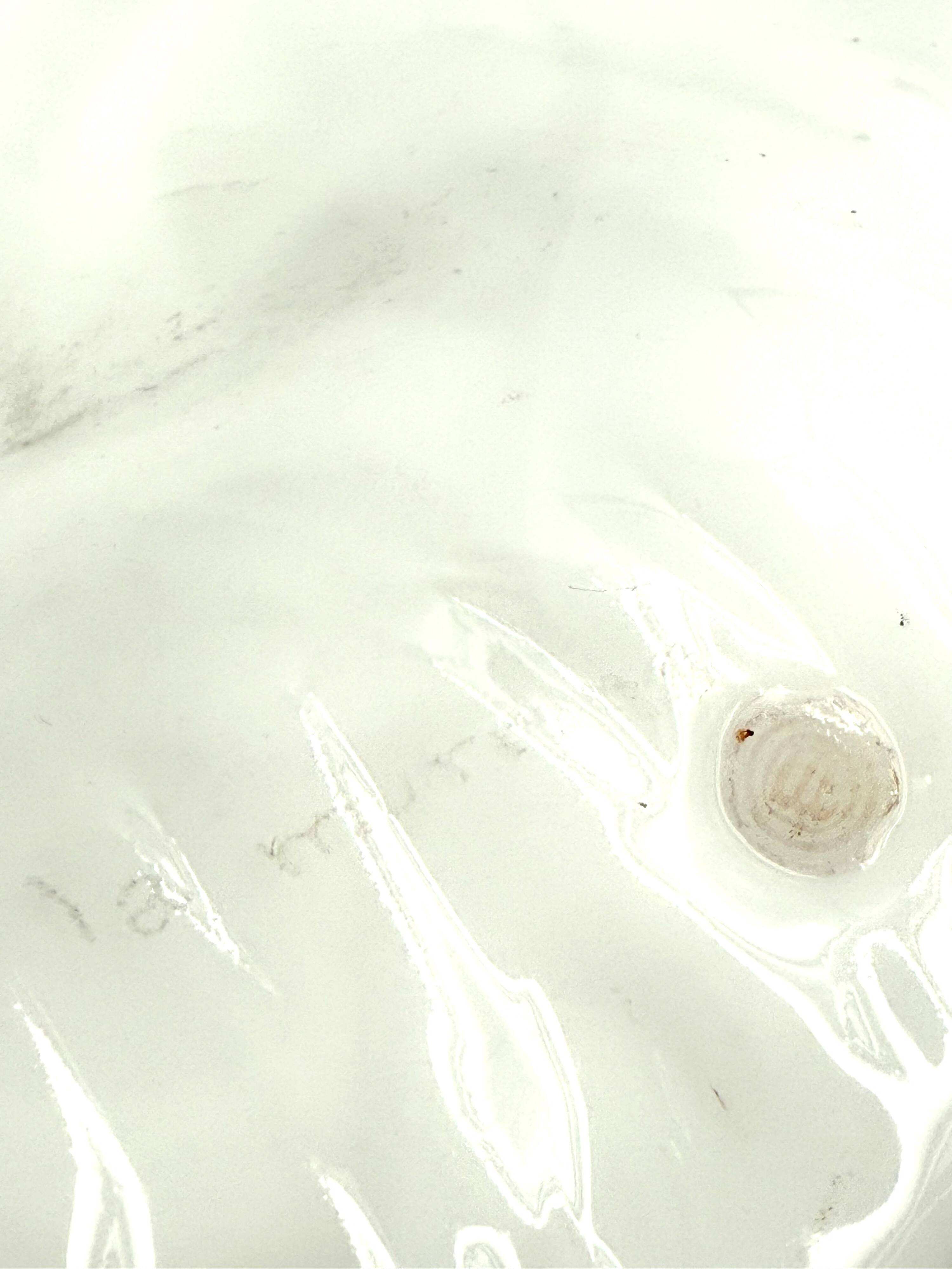 Murano blown shell shaped glass sculptural table lamp, La Murrina Italy 197