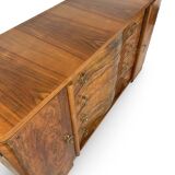 Italian Art deco walnut sideboard