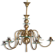 Great chandelier 6 lights with glass cups
