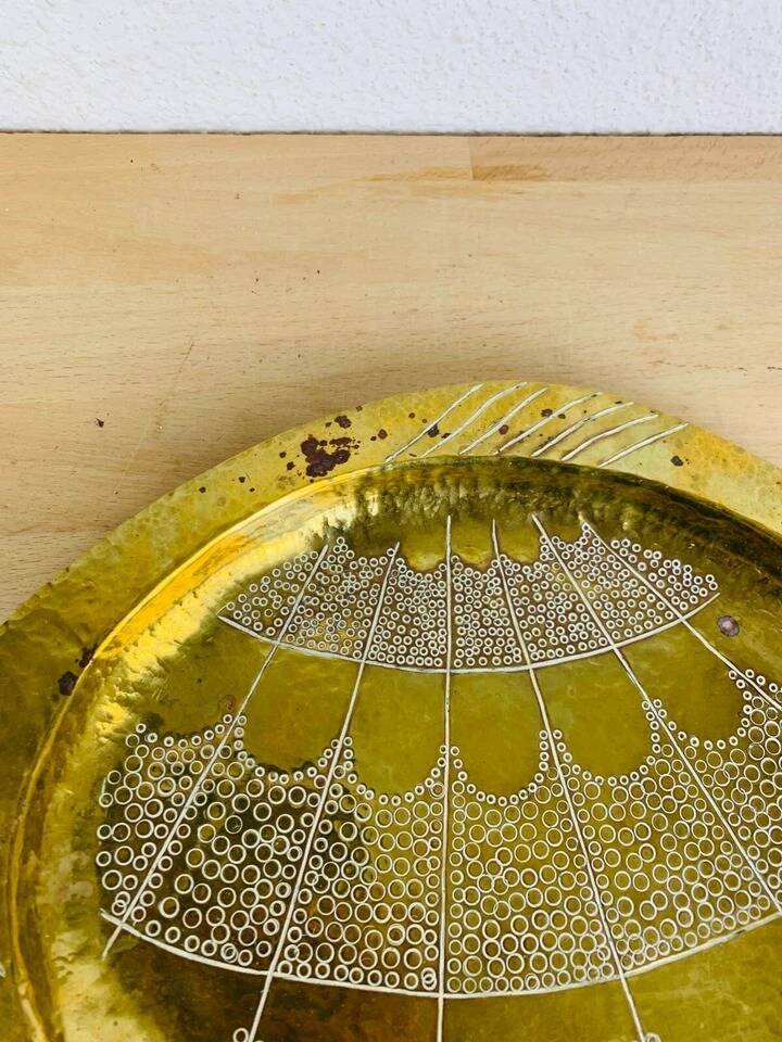 Brass fish catchall, vintage