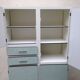 Green formica buffet of water