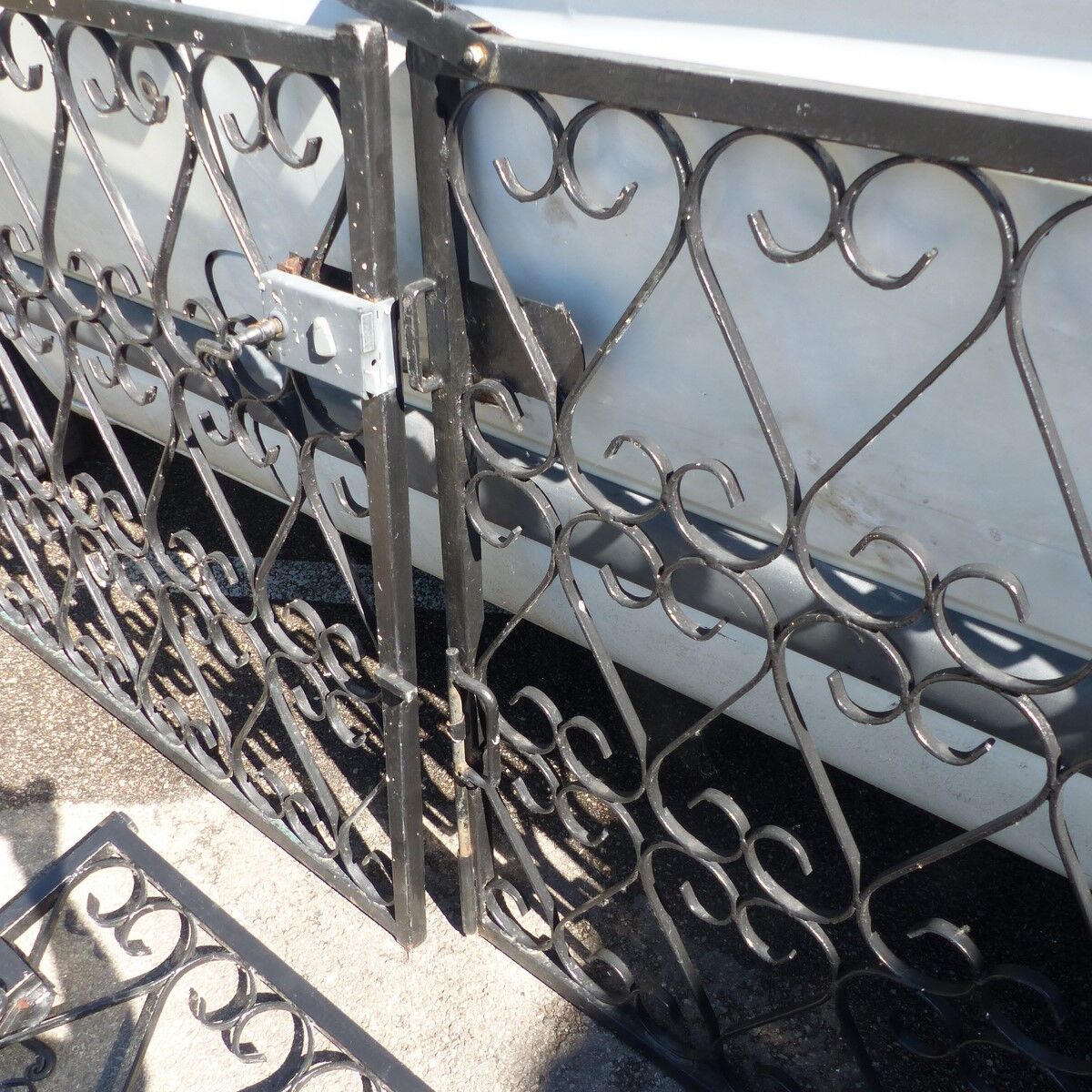 Wrought iron gate