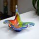 Murano swan pocket emptier
