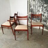 Set de 4 chaises scandinaves