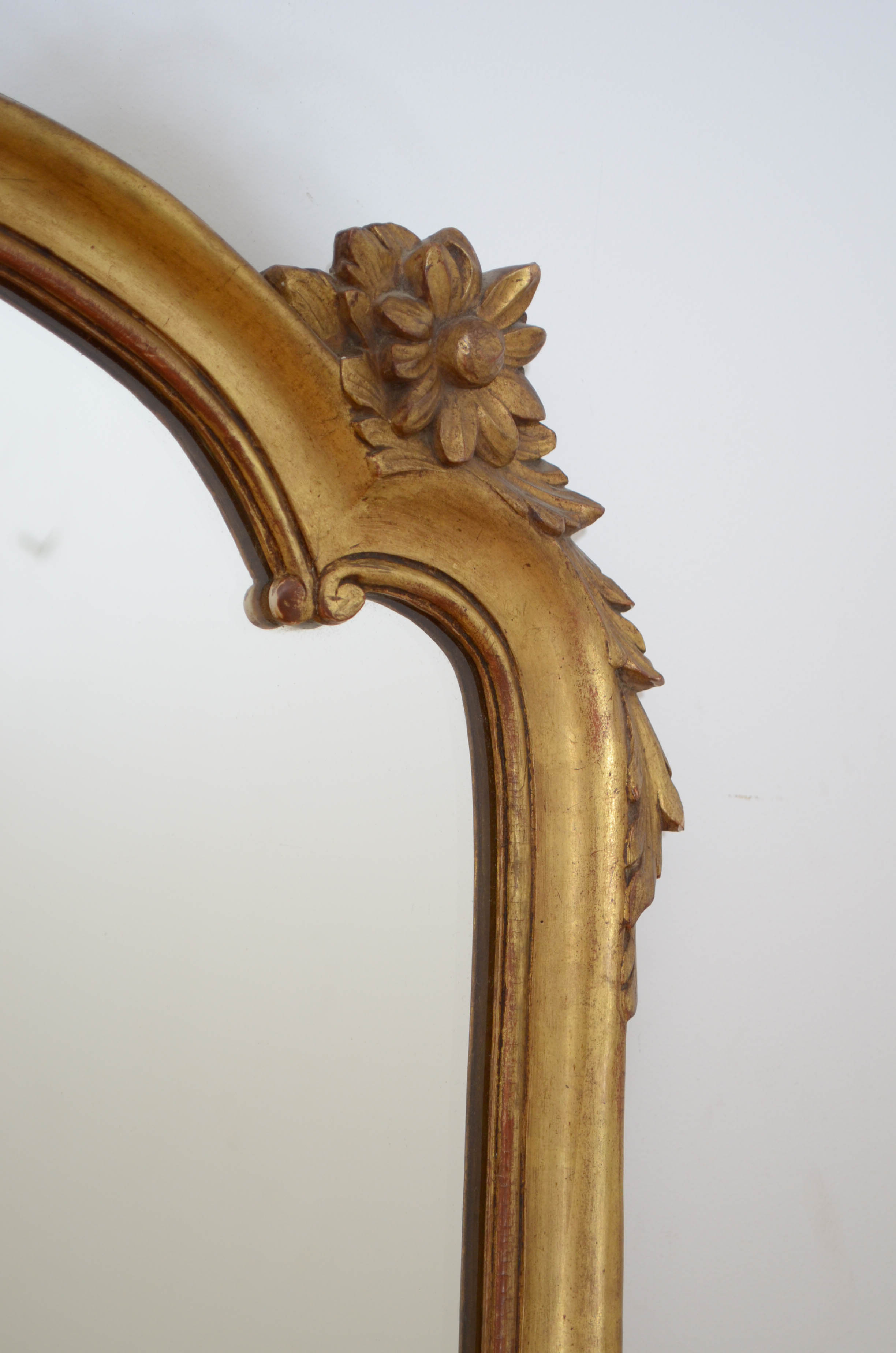 Giltwood wall mirror