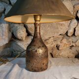 Lampe grès pyrité robert deblander circa 1968