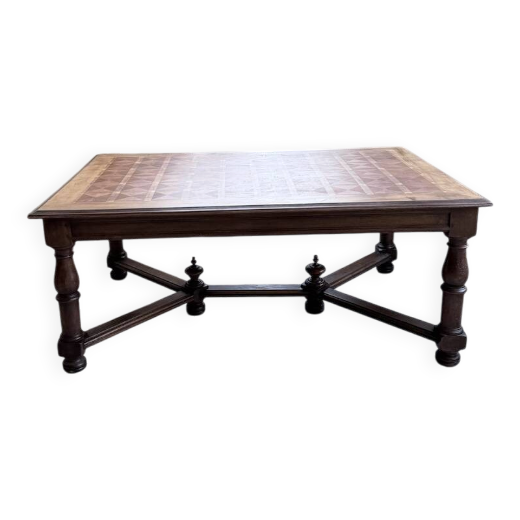 Oak table in Louis XIV style 1900