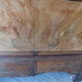 Antique chest of drawers with 4 drawers of Epoque Louis Philippe in solid walnut wood and walnut veneer - Totalme