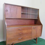 Glazed teak vintage buffet
