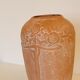 Terracotta vase sunflower decoration 1910, art nouveau