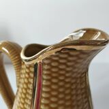Corn cob earthenware pitcher – golden highlights