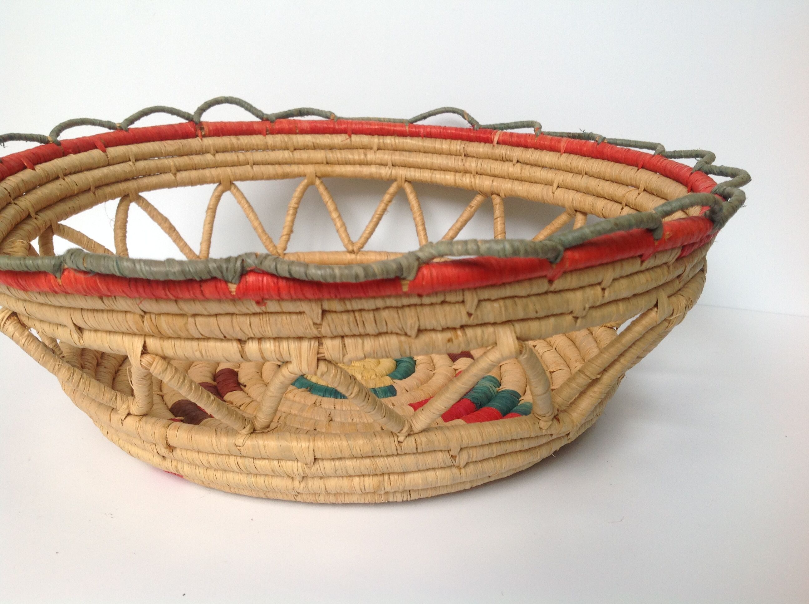 Handcrafted braided basket