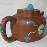 Old small Chinese Yixing terracotta teapot
