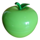 Thermal ice bucket in the shape of a green apple, 1970s style.