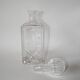 crystal whiskey decanter 1960 28 X 9.5 cm