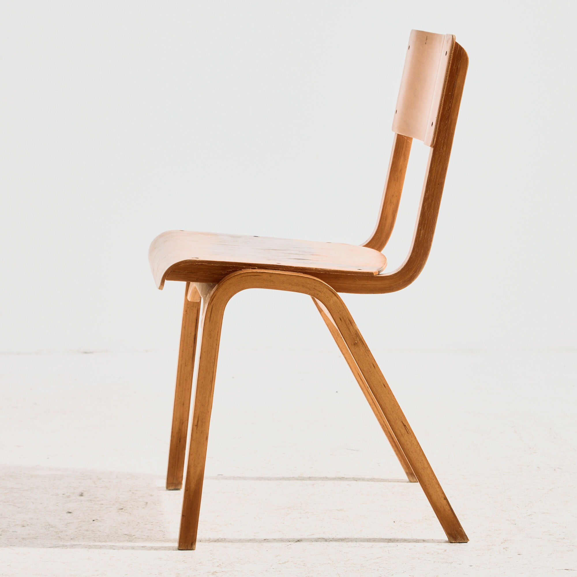 Stackable beech chair