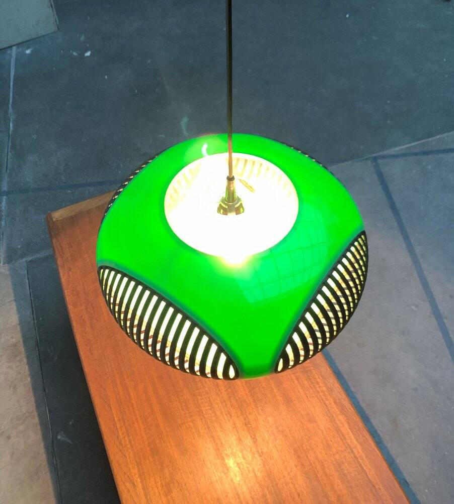 Suspension UFO from the space age attributed to Luigi Colani, 1970s.