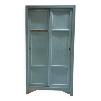 Armoire parisienne 2 portes coulissantes