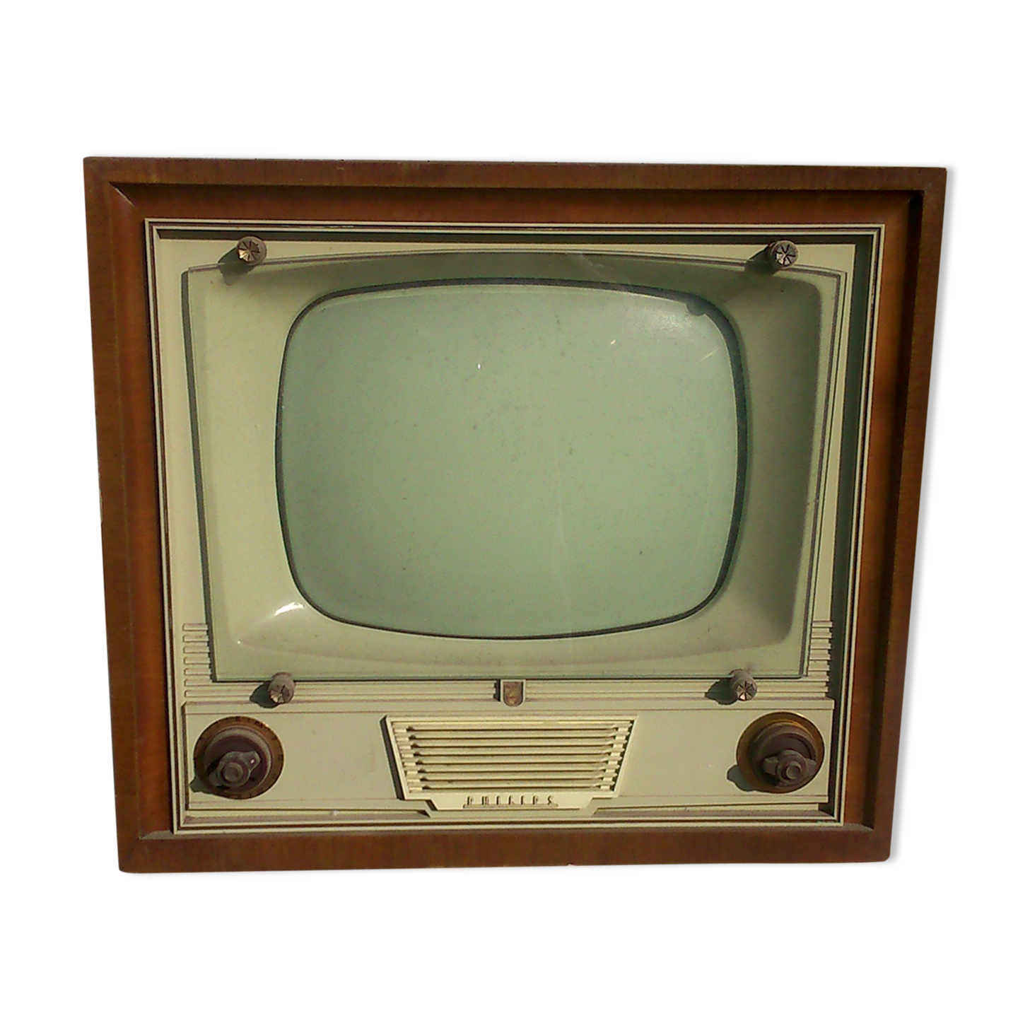 Old vintage philips tv 1956