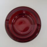 Mid-century Glass Ashtray by Glasswork Novy Bor,1960's.