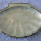 Vide poche ou porte savon en nacre blanche forme coquille st jacques