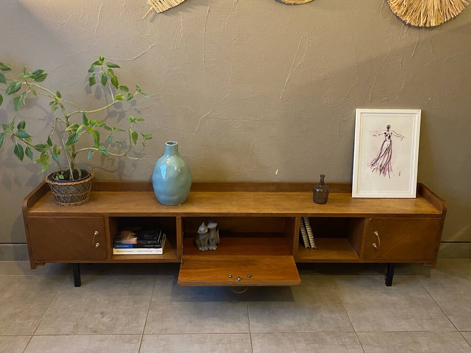 Vintage sideboard from the 60s (shallow)