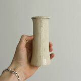 Vase en grès brut fait main