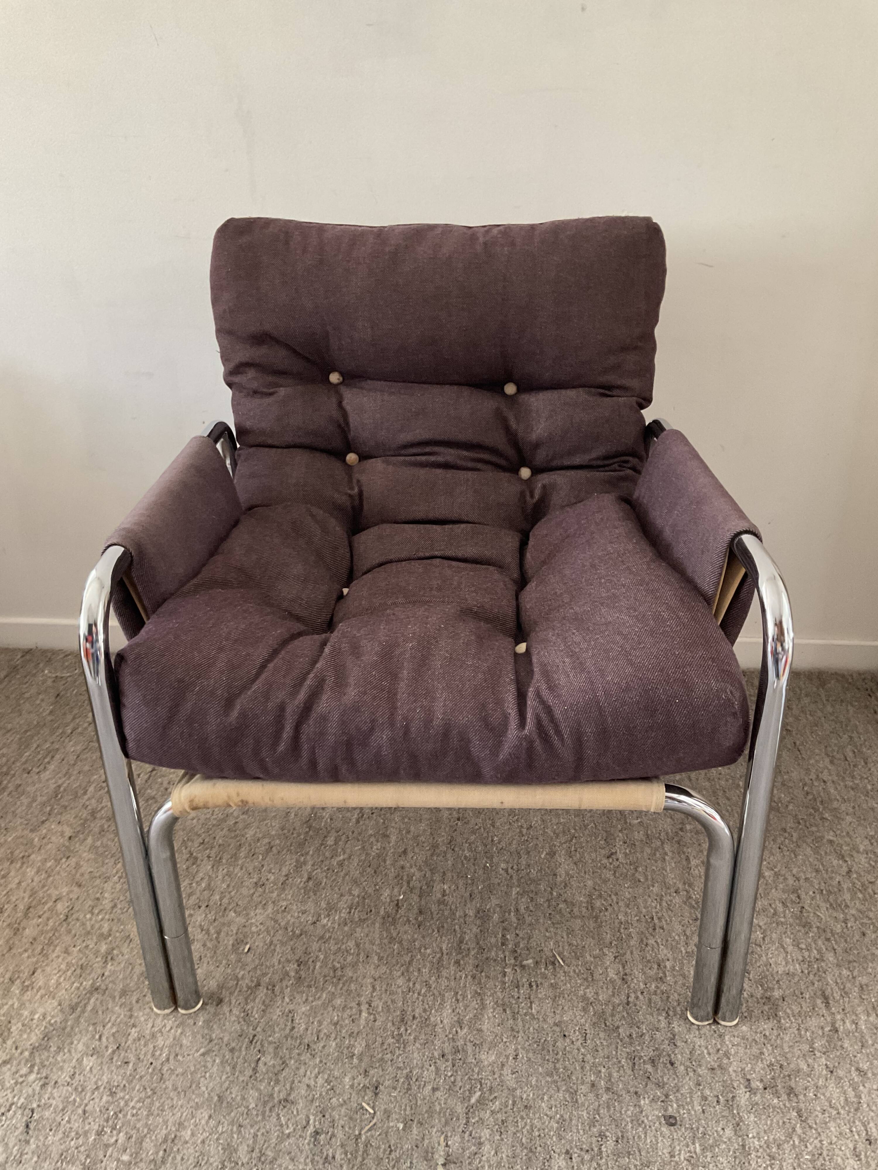 Vintage armchair Bauhaus style 70s