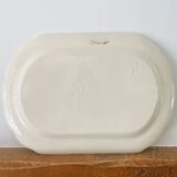 Large antique English earthenware dish from the 19th century