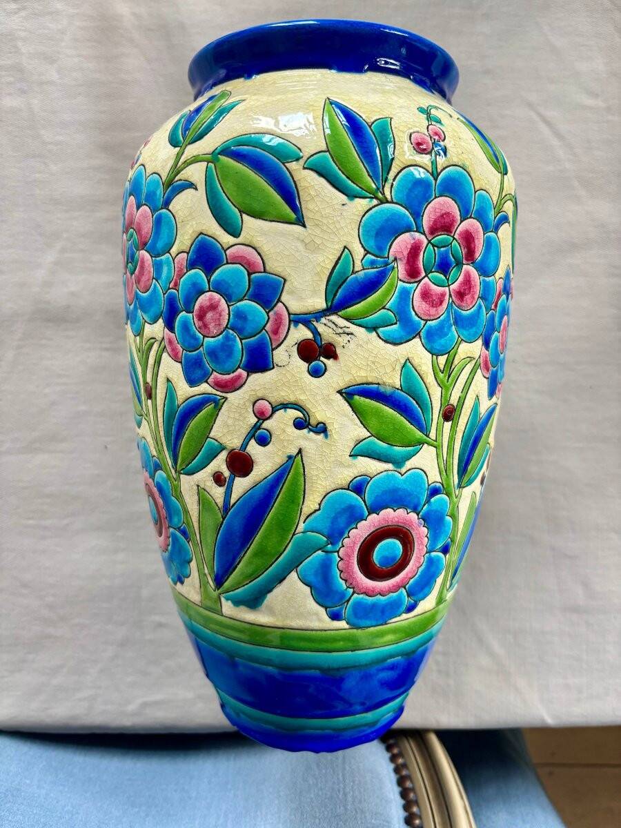 Pair of Keramis vases (Belgium)