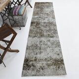 Brown Vintage Runner Rug, 70x295Cm SK 6998