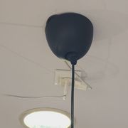 Blue tech lamp, Murano crystal, Vetreria Vistosi, 70's – Italy