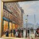 Walter SITA Oil on canvas Paris place de la concorde