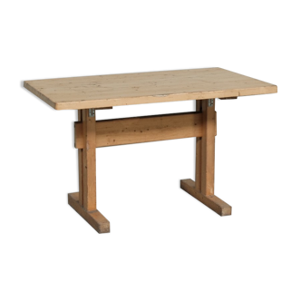 Charlotte Perriand mid-century french les Arcs dining table